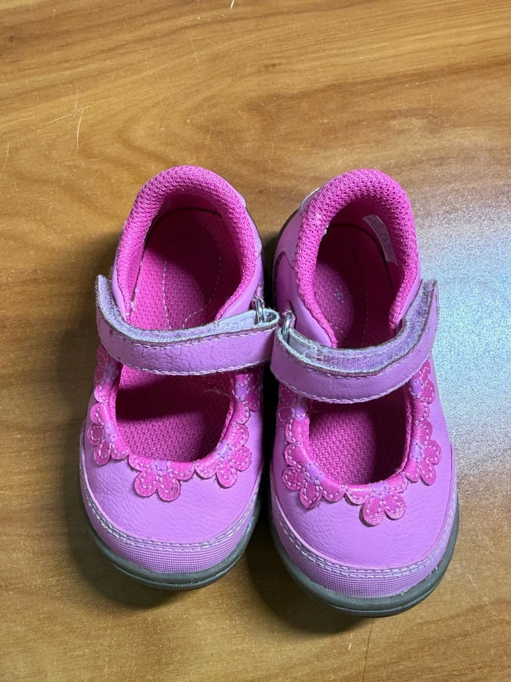 Suprize by Stride Rite Girls Pink Mary Jane Shoe Angie Floral Girly Toddler 5